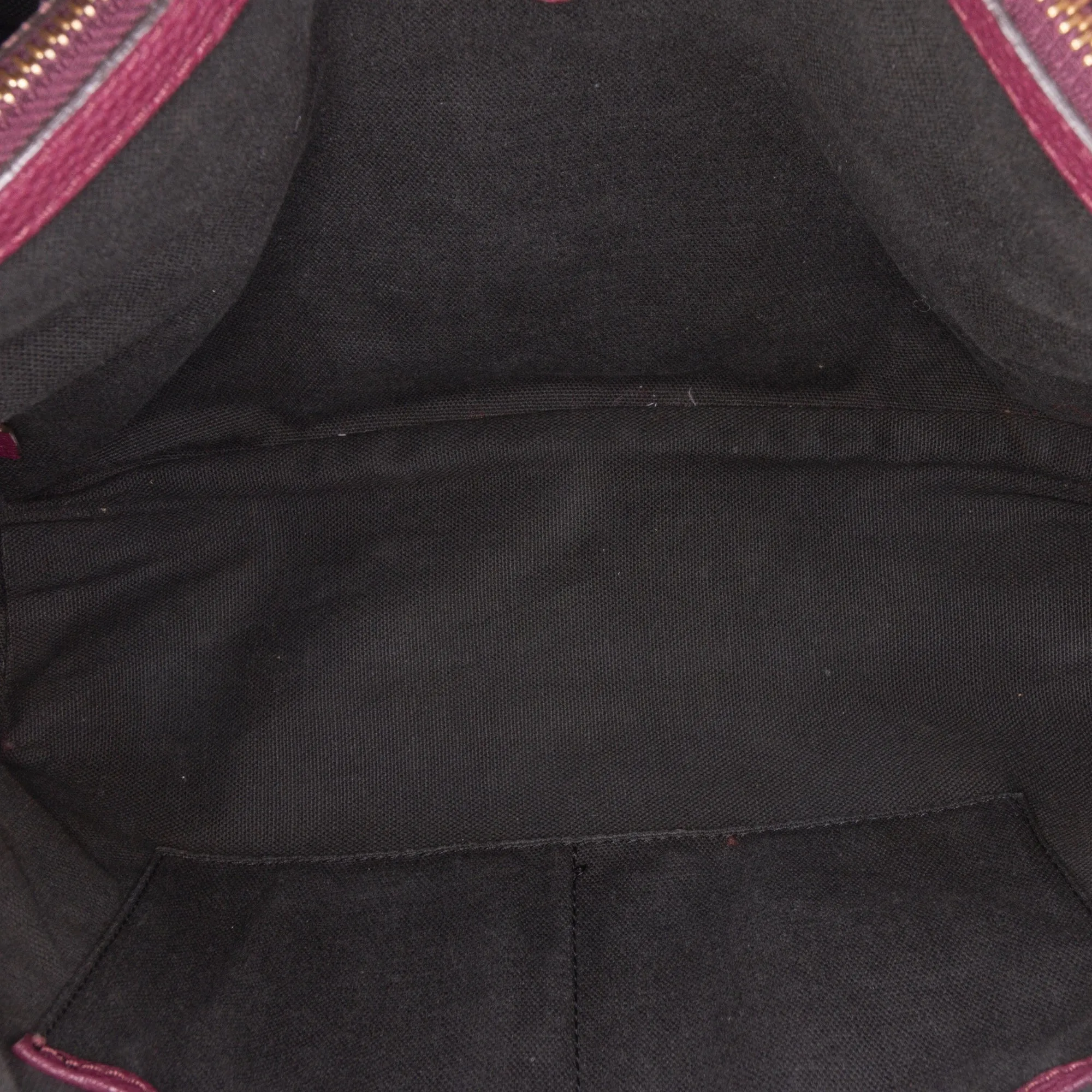 Medium Leather and House Check Banner Satchel