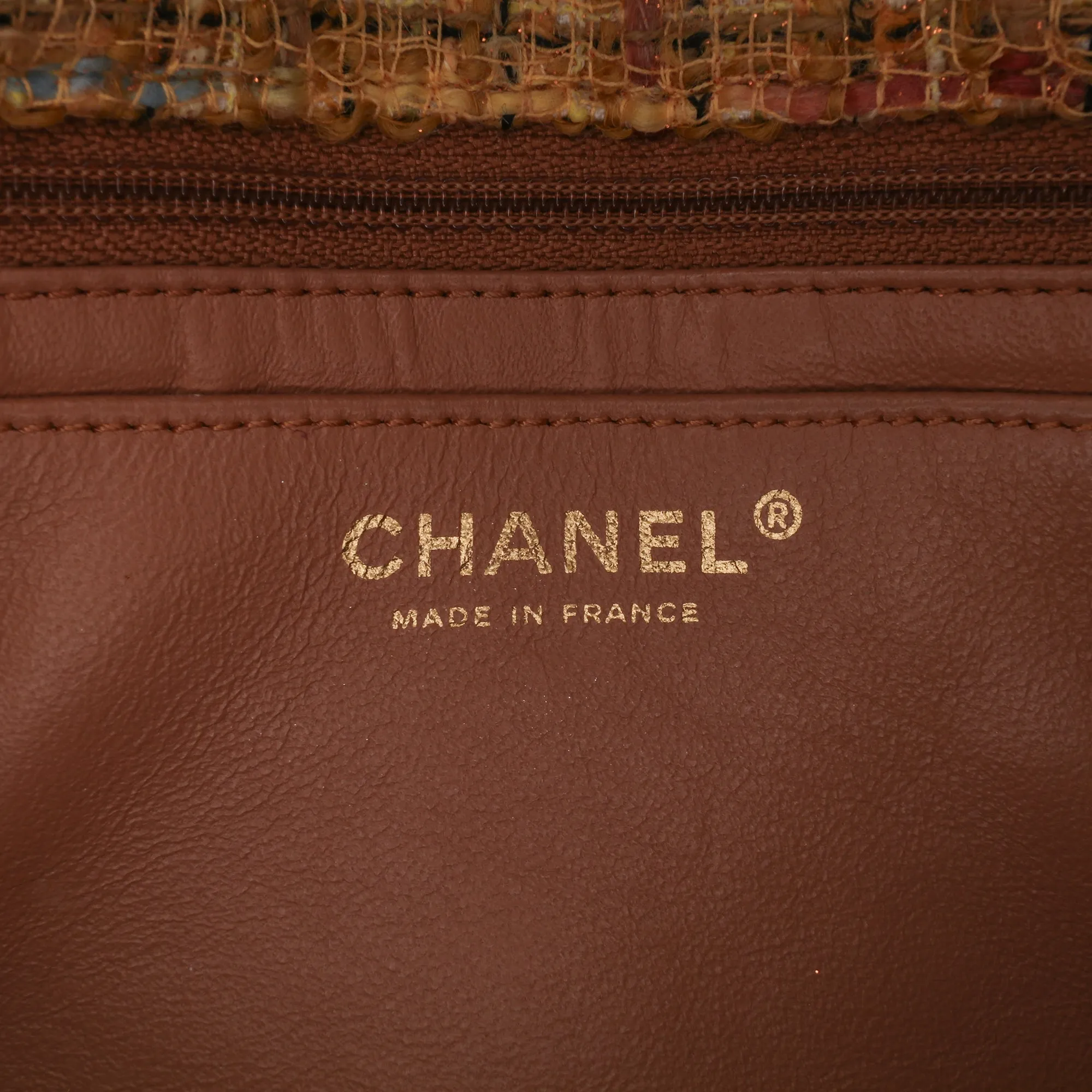 Medium Quilted Tweed St Tropez Flap