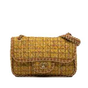 Medium Quilted Tweed St Tropez Flap