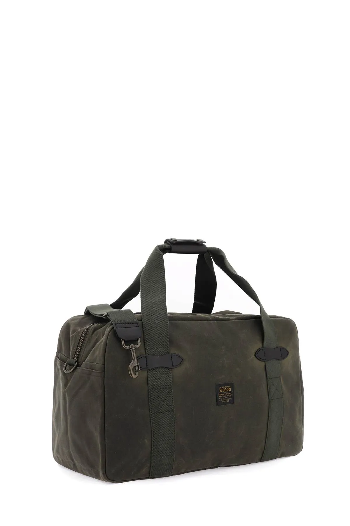 medium tin cloth duffel