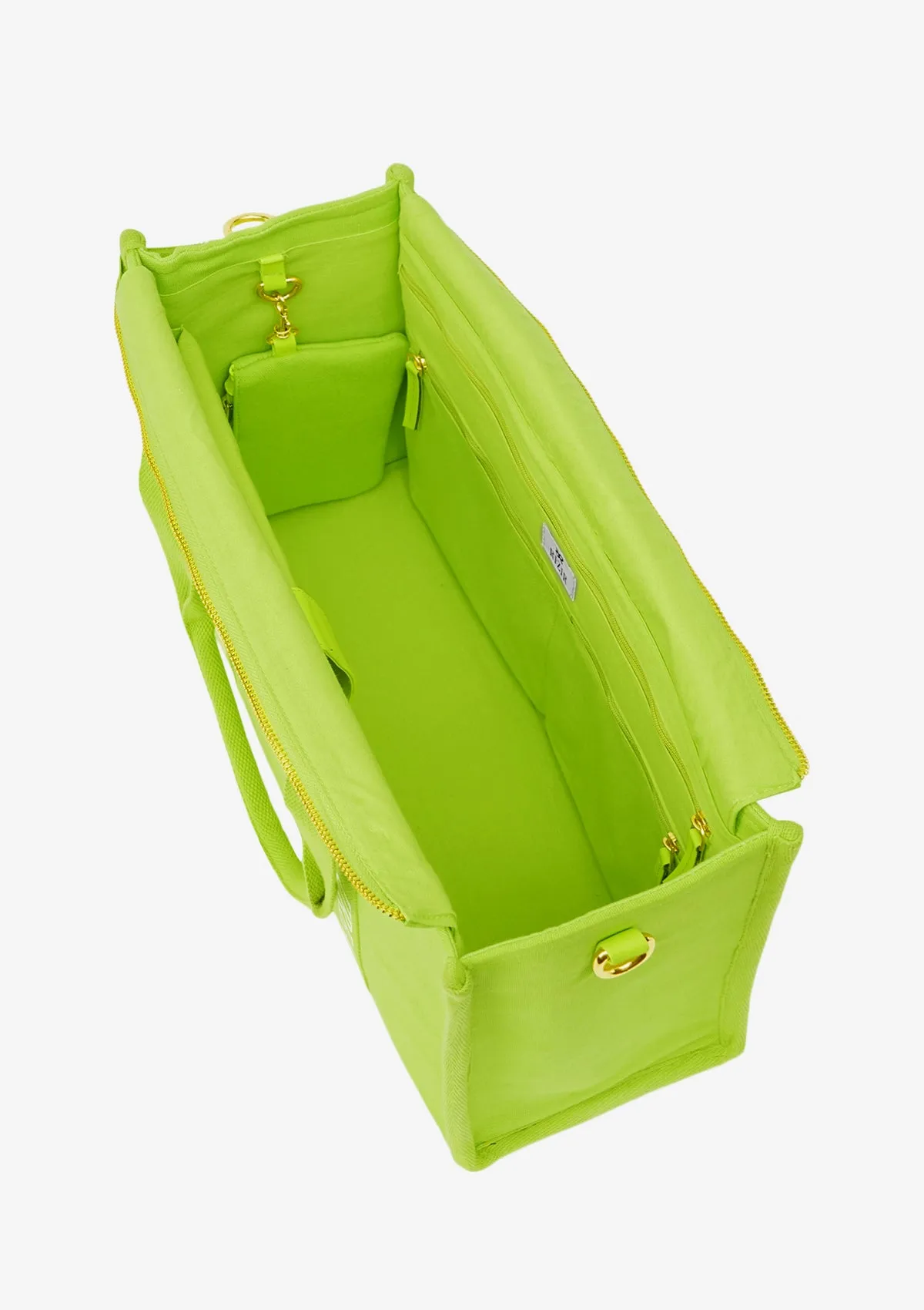 MEDIUM URBAN TOTE LIME GREEN