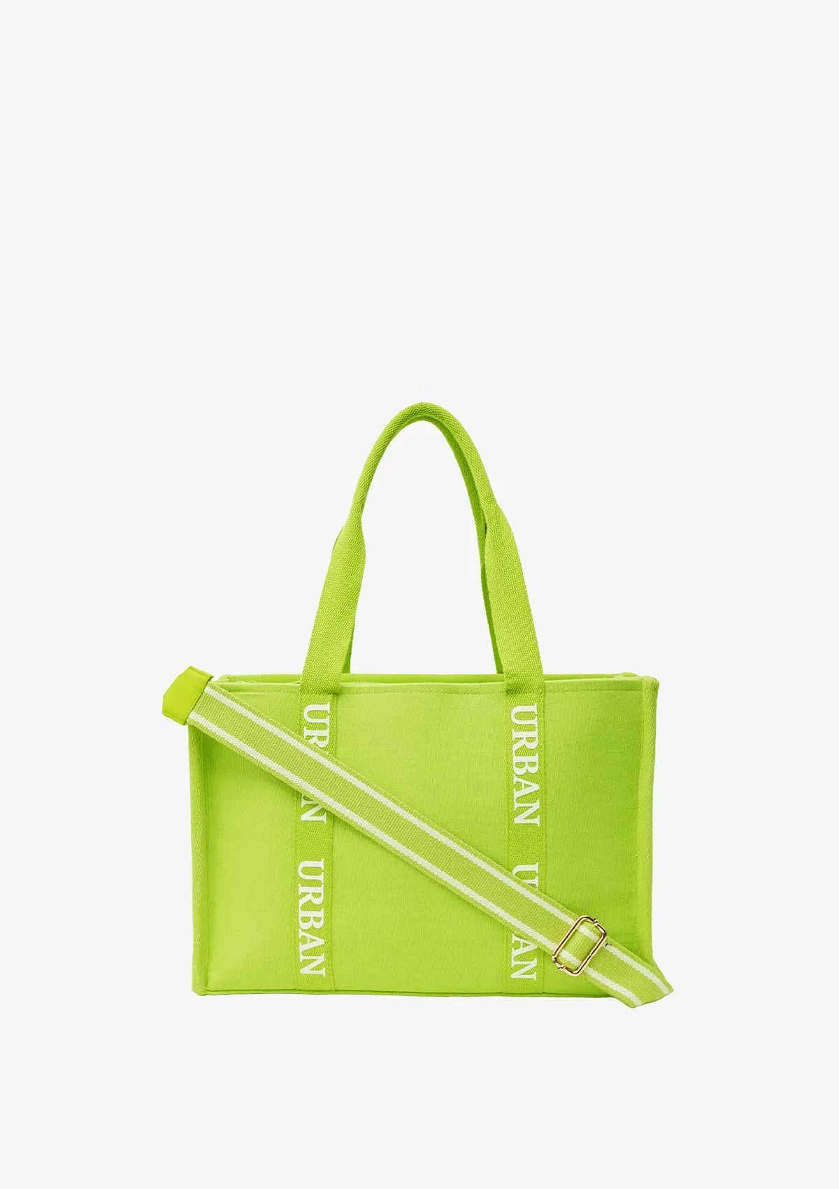 MEDIUM URBAN TOTE LIME GREEN