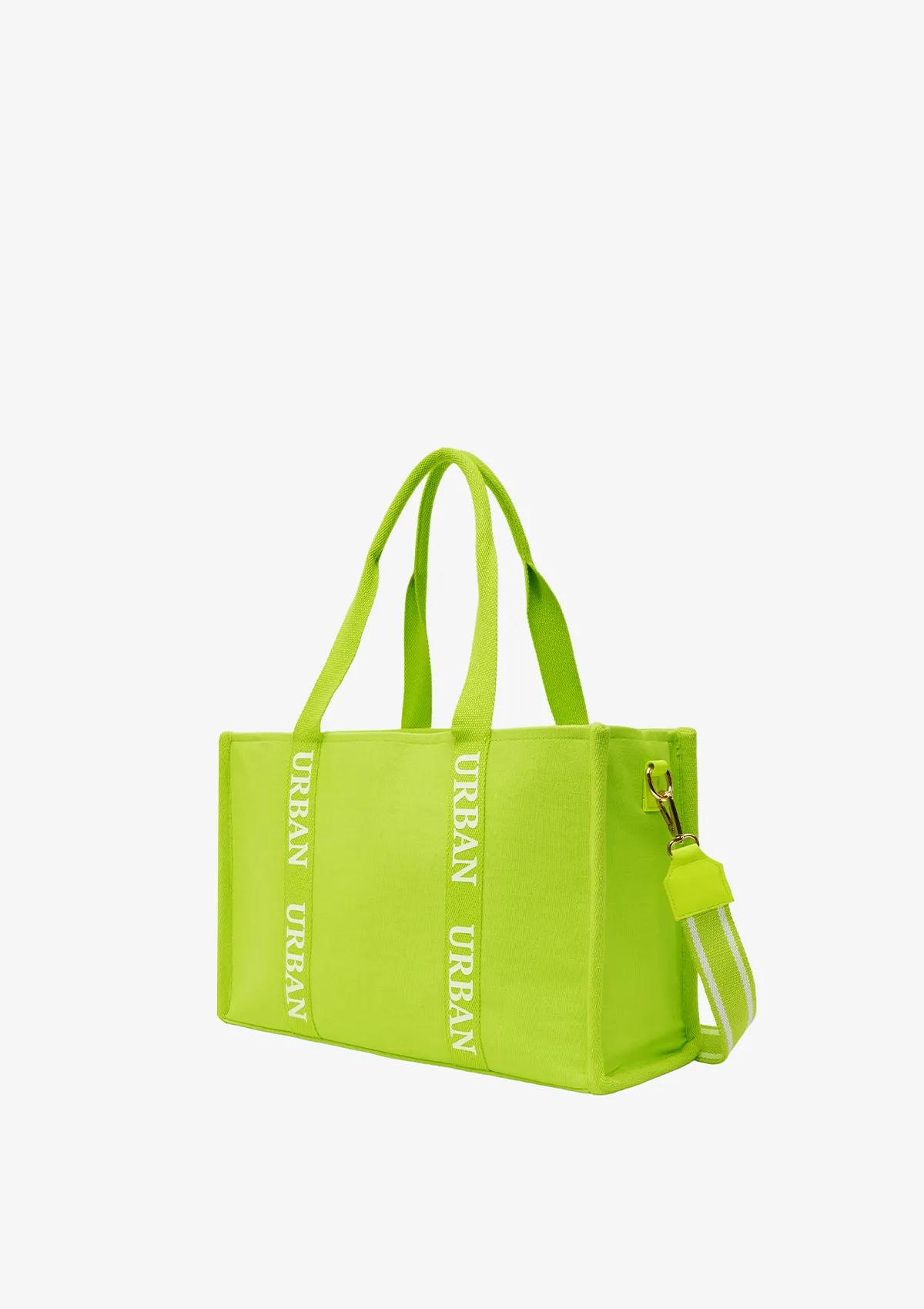 MEDIUM URBAN TOTE LIME GREEN