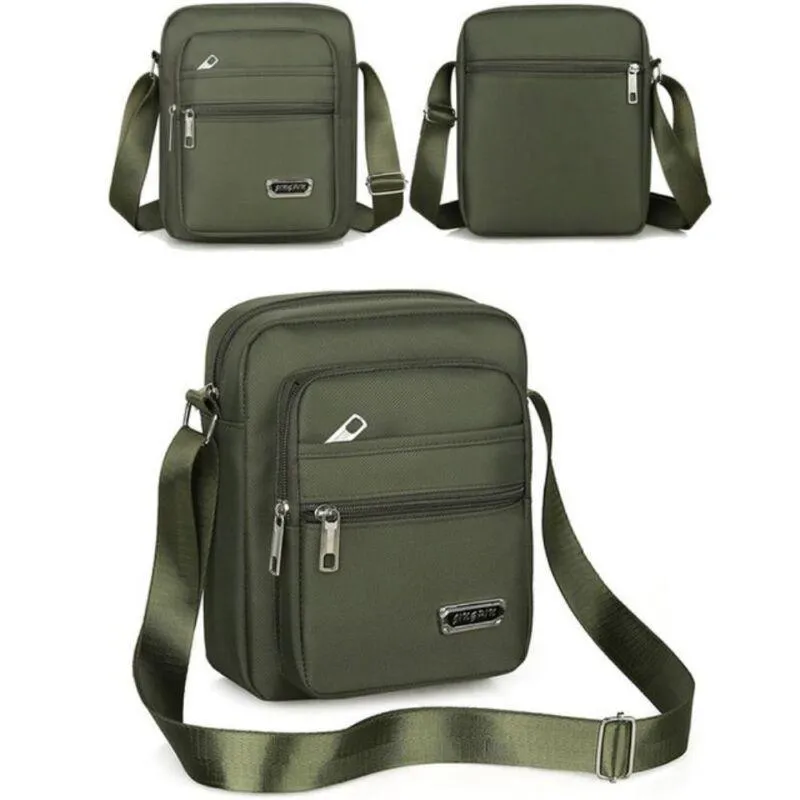 Mens Crossbody Shoulder Bag Travel Messenger Bag Casual Handbag for Boys and Men