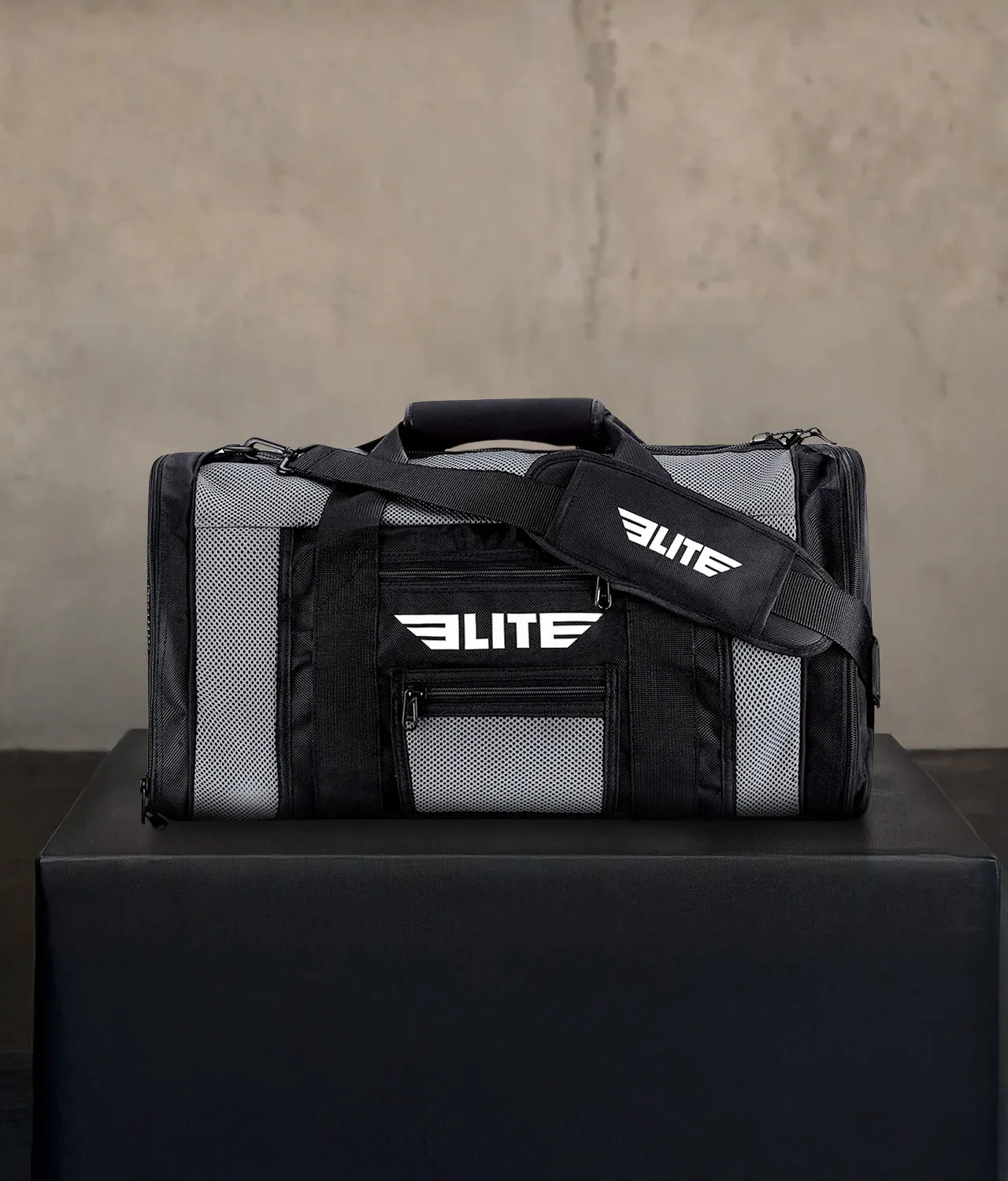 Mesh Gray Large Boxing Gear Gym Bag