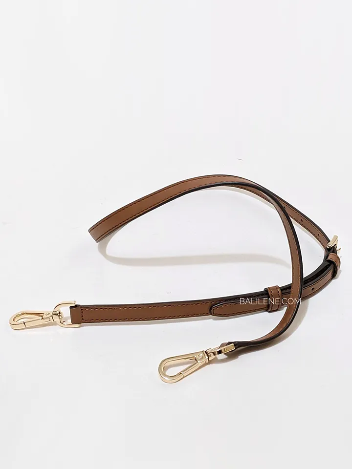 Michael Kors Carine Medium Logo Satchel Brown
