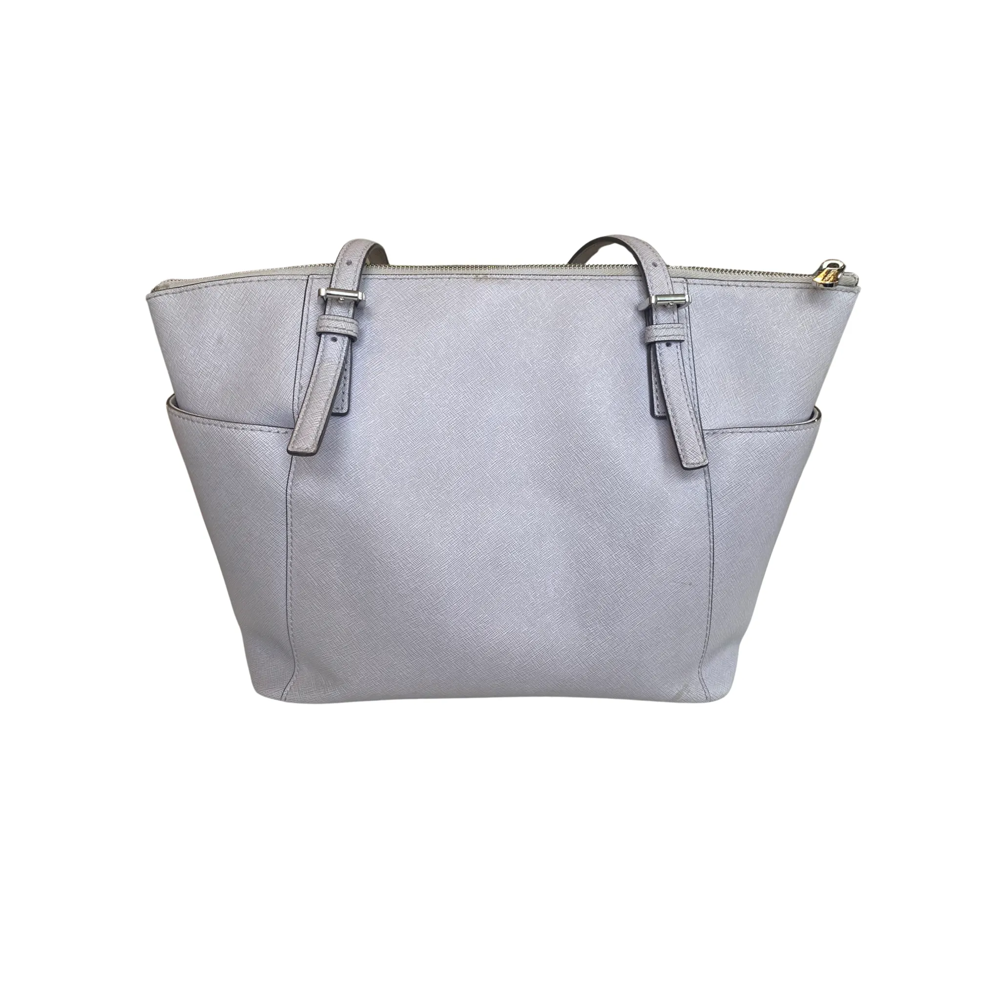 MICHAEL KORS Jet Set Top-Zip Saffiano Tote Shoulder Bag Lilac