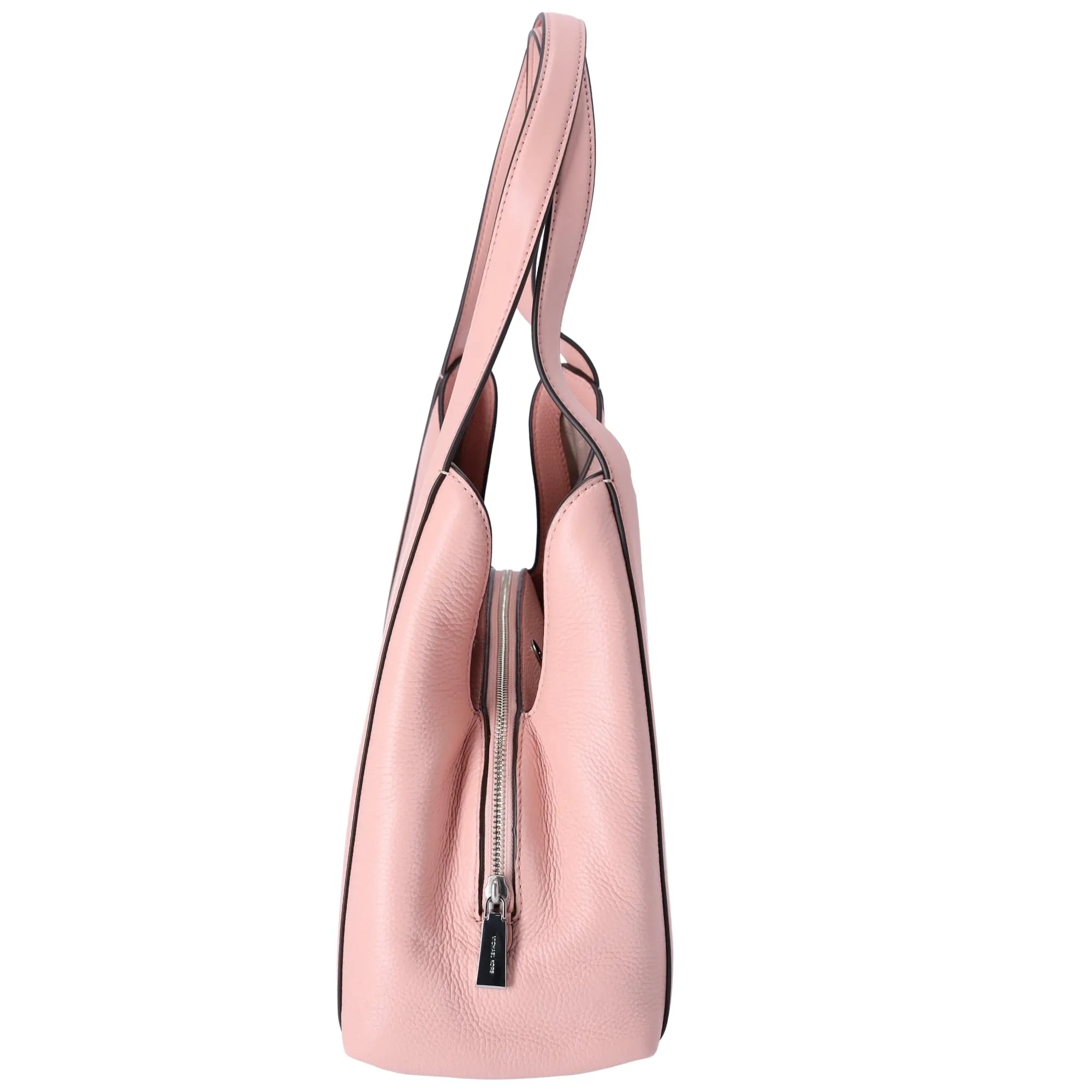 Michael Kors Rosemary Large Hobo Shoulder Bag Tote Pink Pebbled Leather