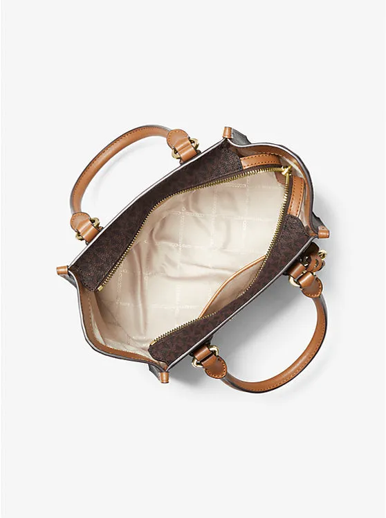 Micheal Kors Kris Medium Logo Satchel Bag