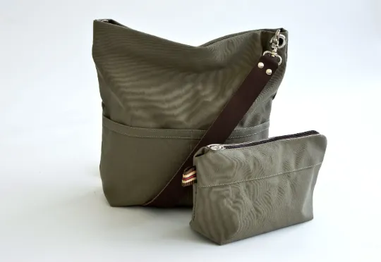 Mila 201 Olive Green | Hobo Tote Bag