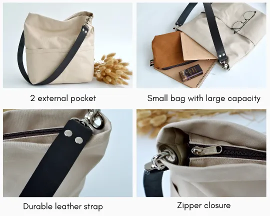 Mila 201 Olive Green | Hobo Tote Bag