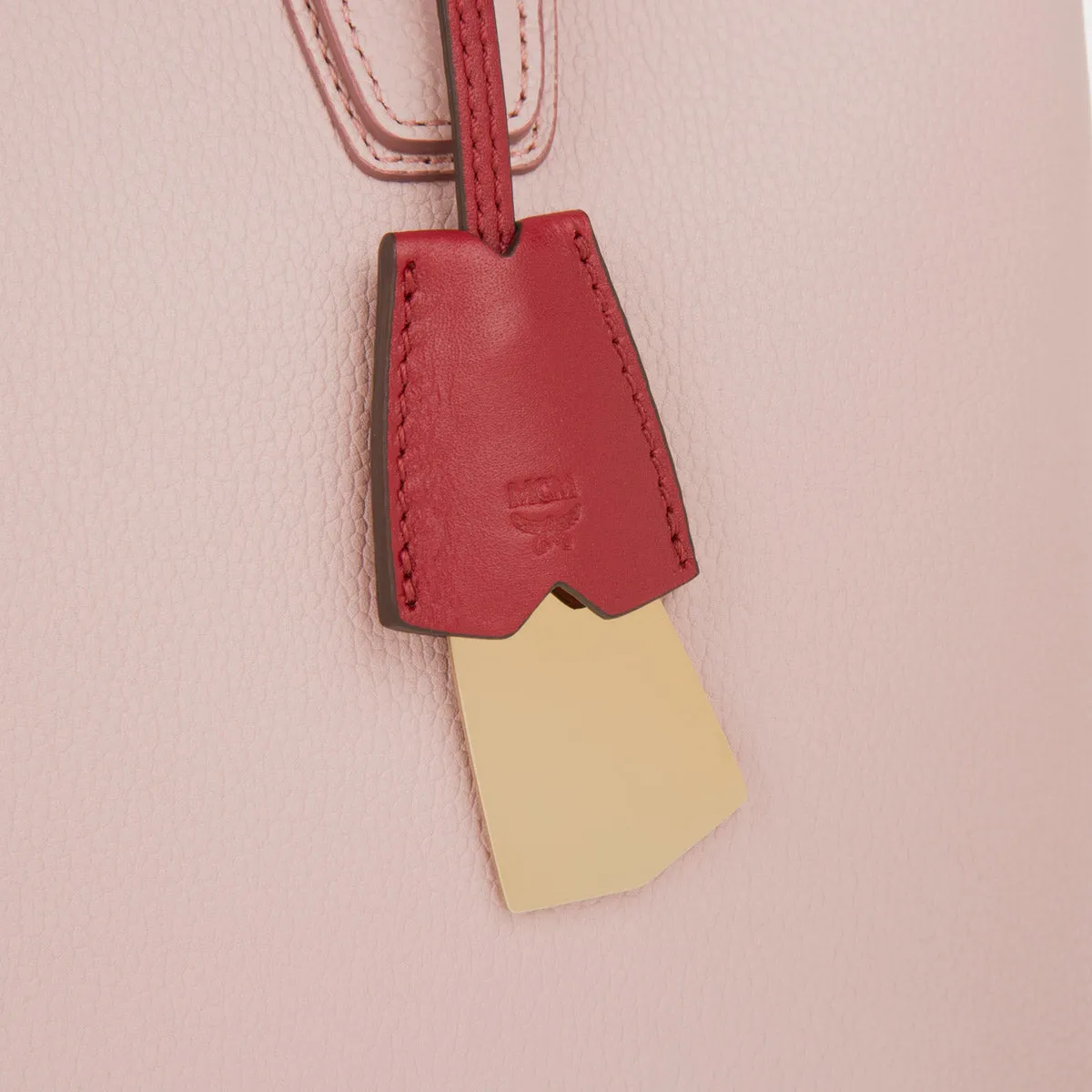 Milla Medium Leather Pale Mauve Tote Bag