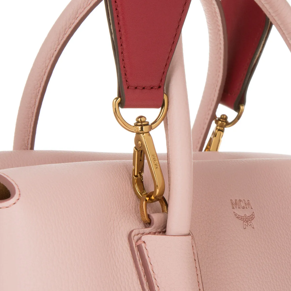Milla Medium Leather Pale Mauve Tote Bag