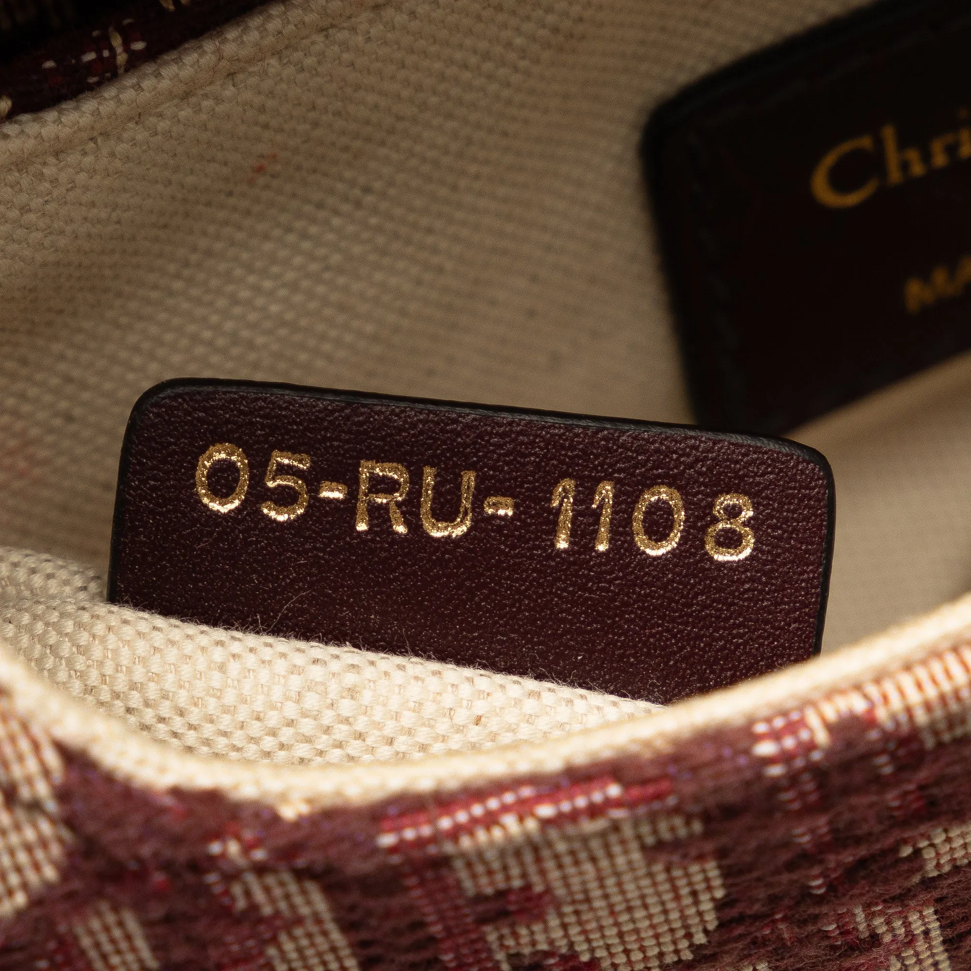 Mini Oblique Canvas Saddle Bag
