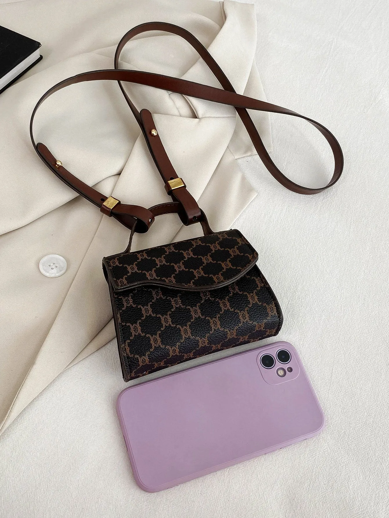 Mini Printed Square Bag - Multicolor