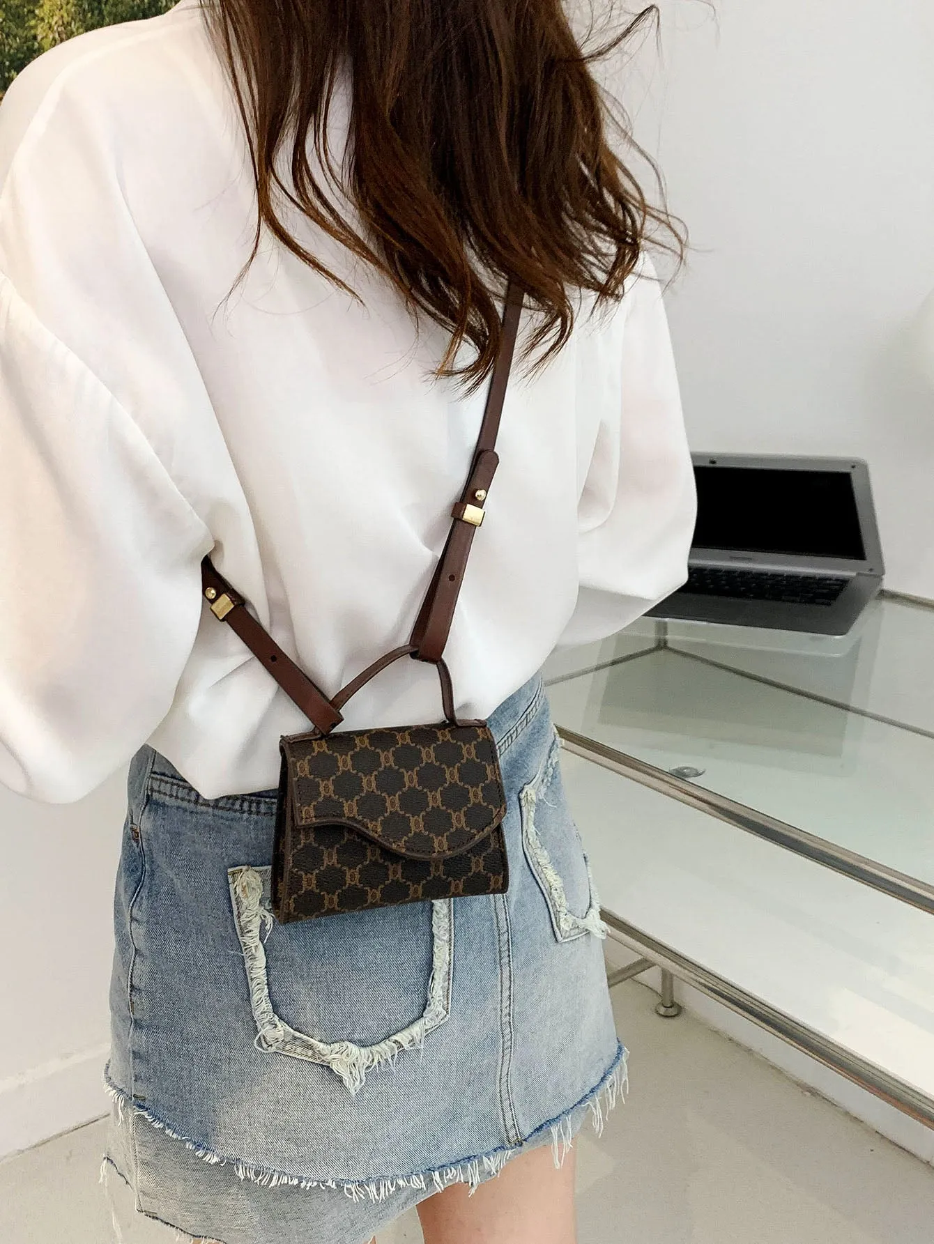 Mini Printed Square Bag - Multicolor