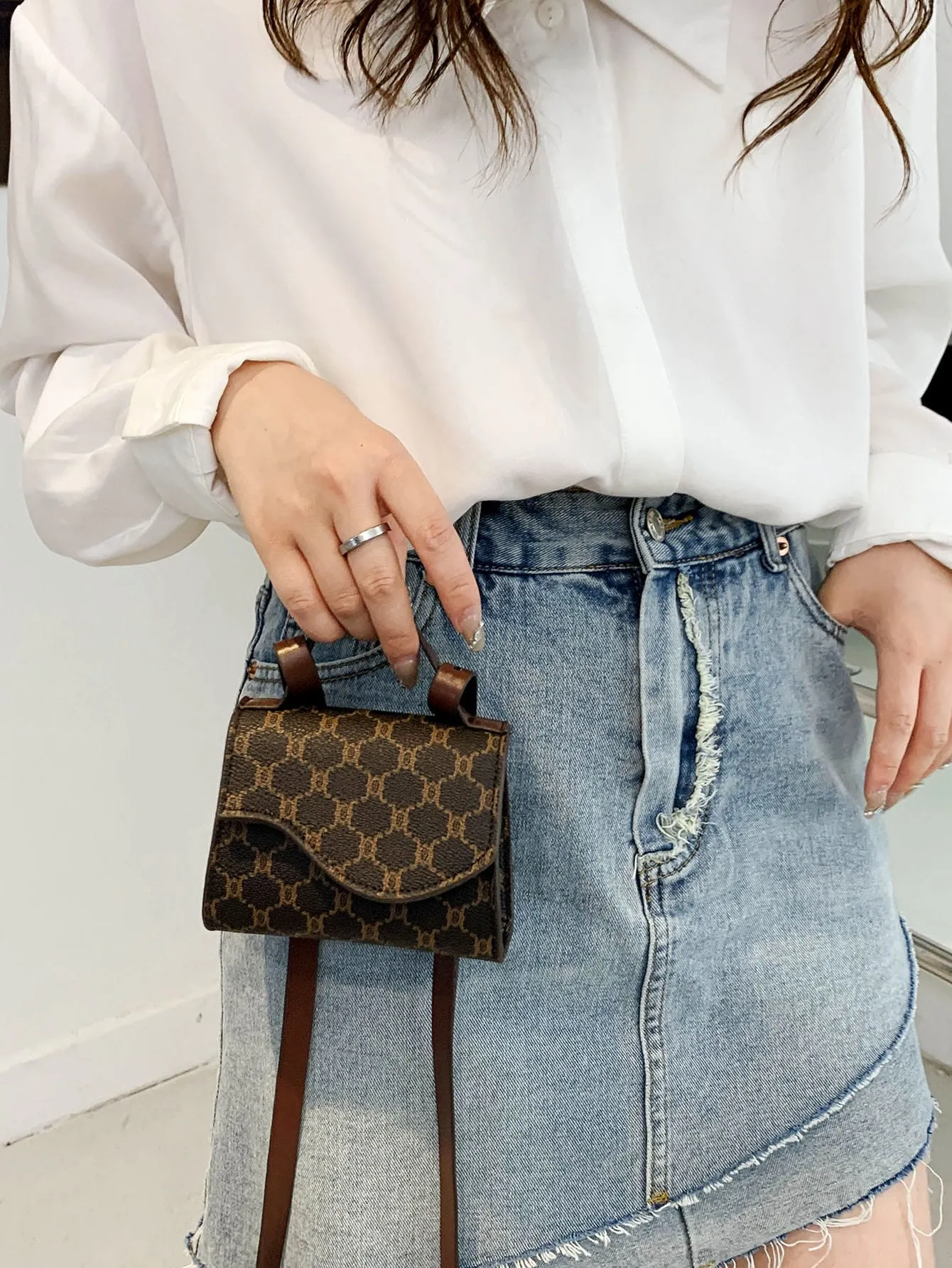 Mini Printed Square Bag - Multicolor