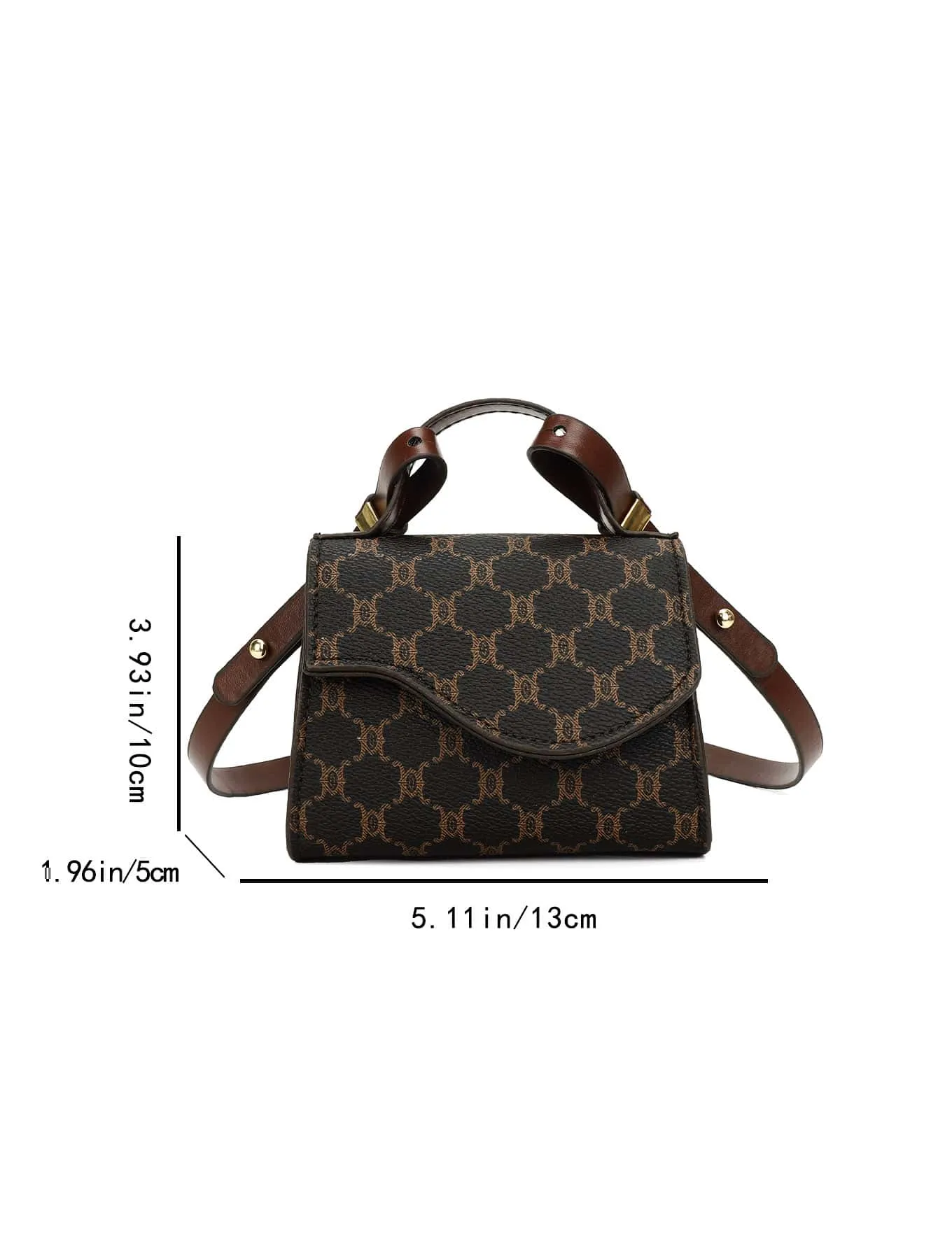 Mini Printed Square Bag - Multicolor