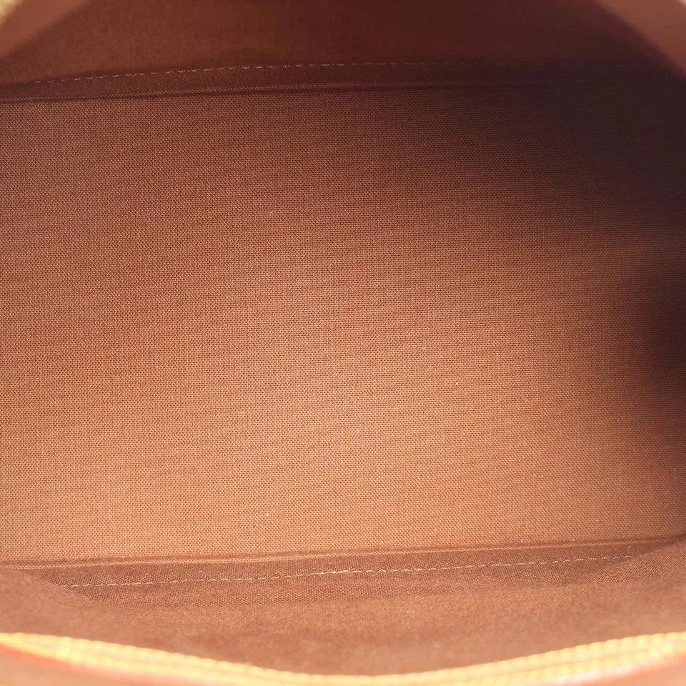 Monogram Alma Canvas Leather Satchel