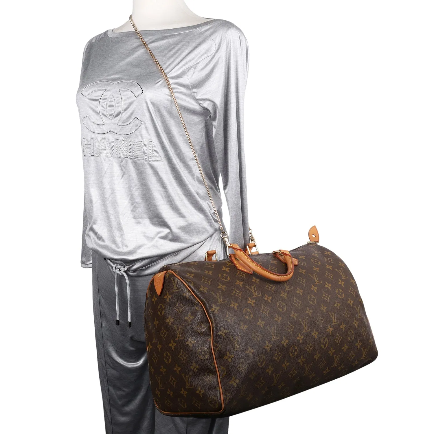Monogram Speedy 40 Satchel