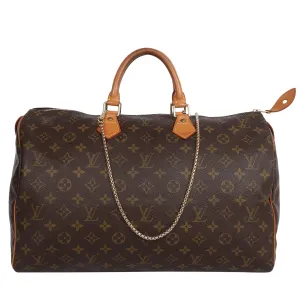 Monogram Speedy 40 Satchel