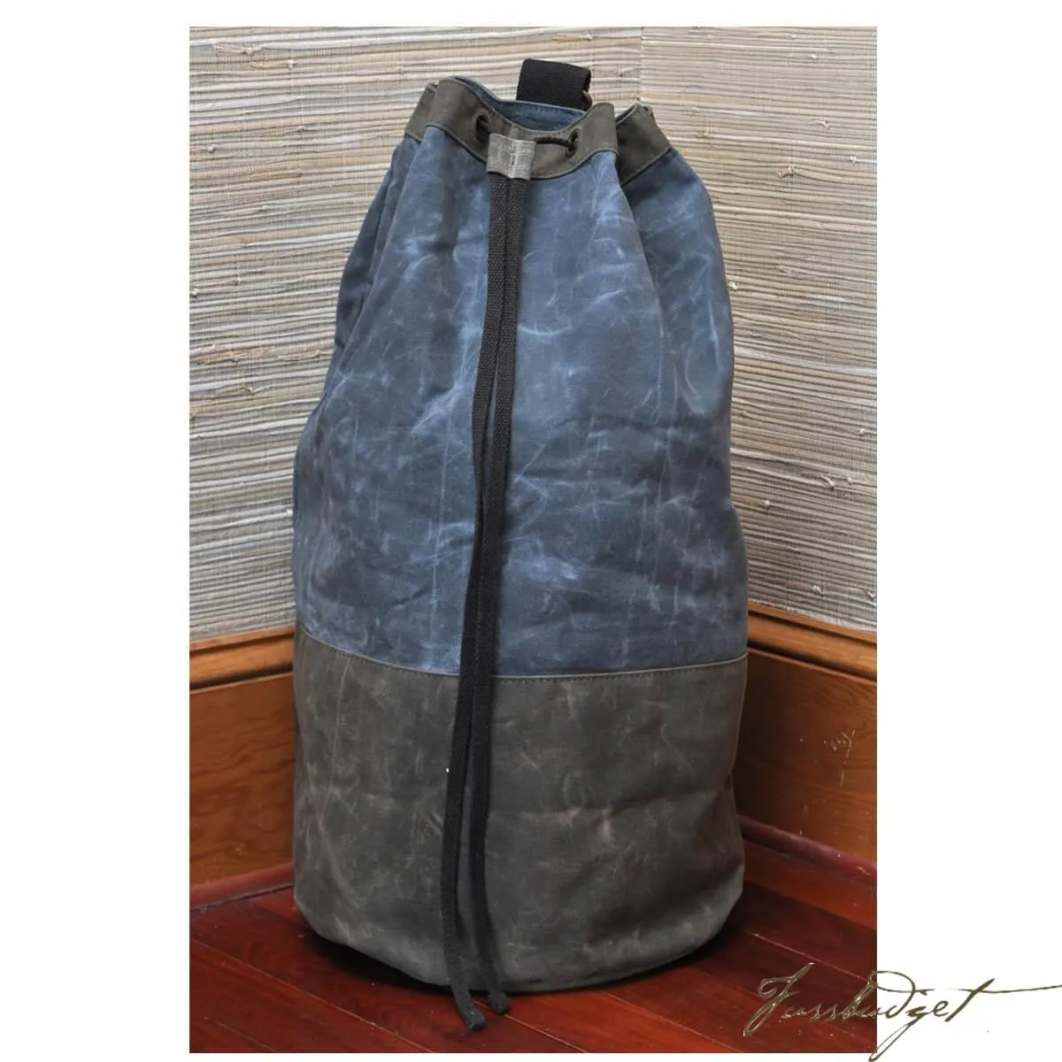 Monogrammed Waxed Laundry/Duffel