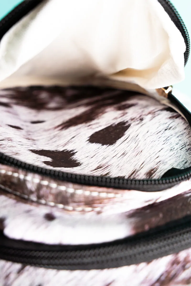 Moosic To My Ears Faux Leather Medium Sling Backpack