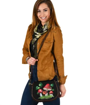 Mushroom Saddle Bag Purse Crossbody