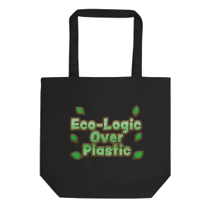 Natural Fiber Tote Bag Eco-Logic Over Plastic