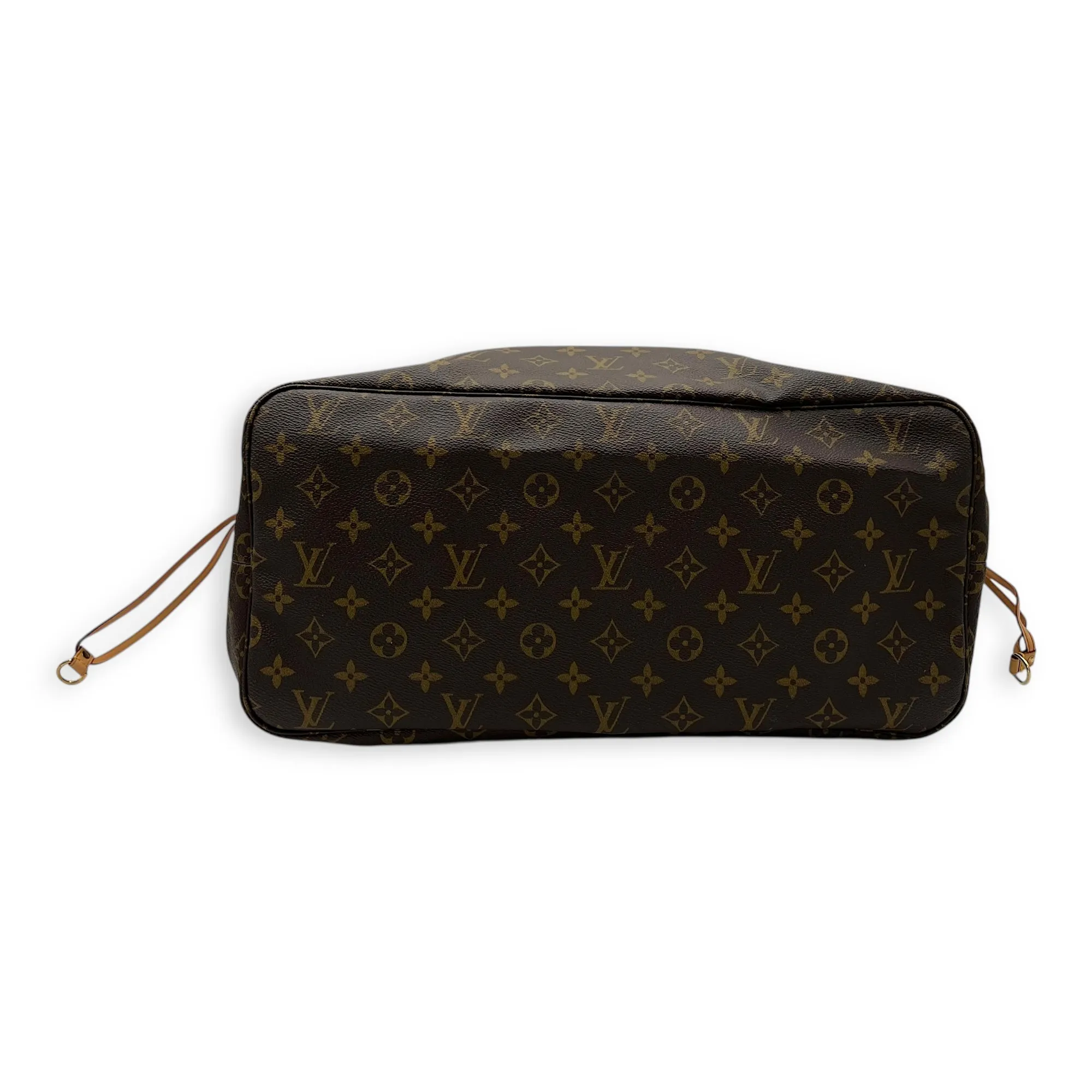 Neverfull Tote Bag GM Brown in Coated Canvas, Gold hardware