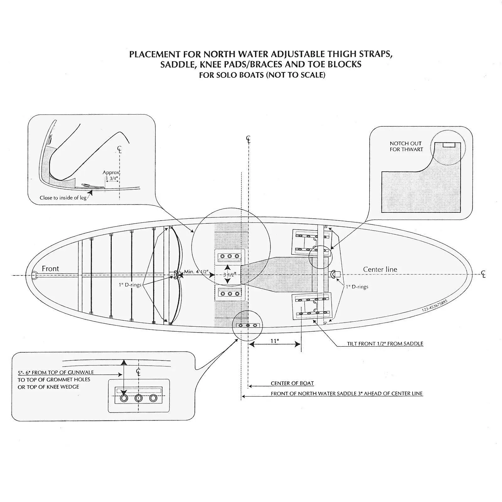 North Water Airbag Tiedown Kit With HardWare