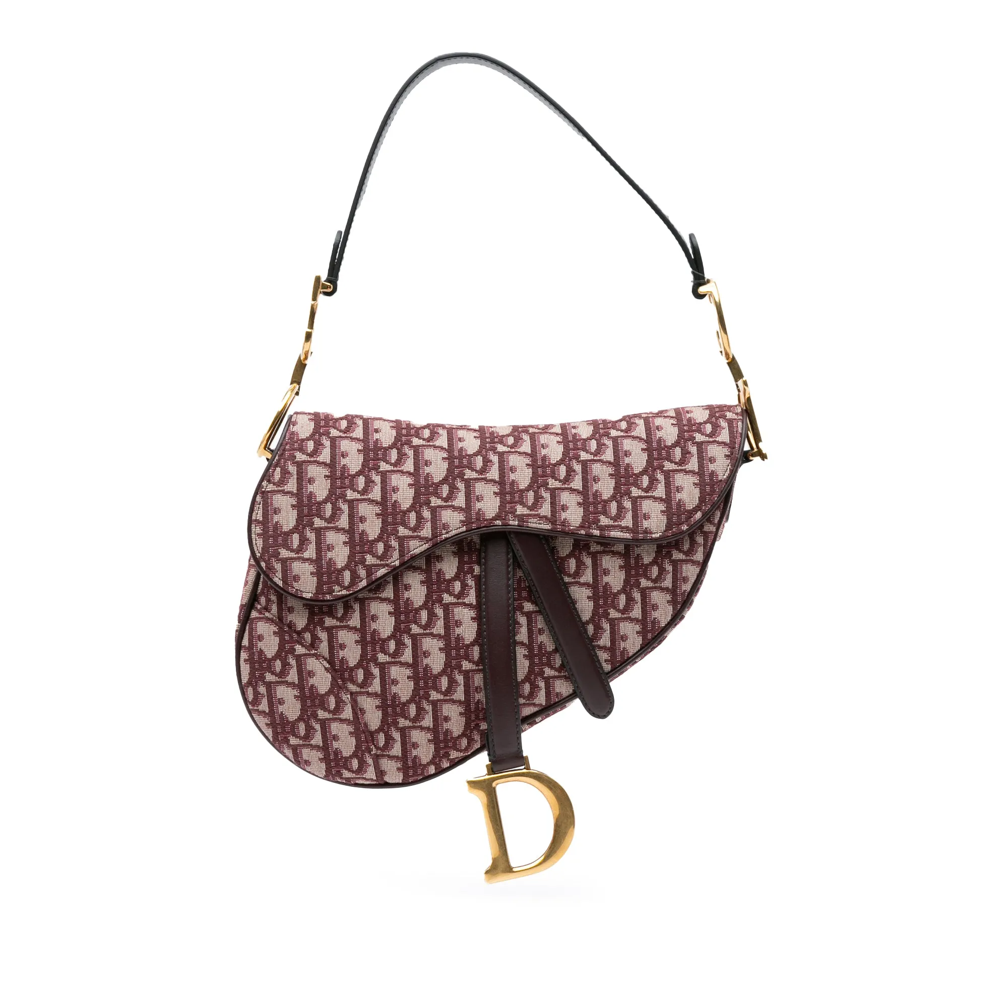 Oblique Canvas Saddle Bag