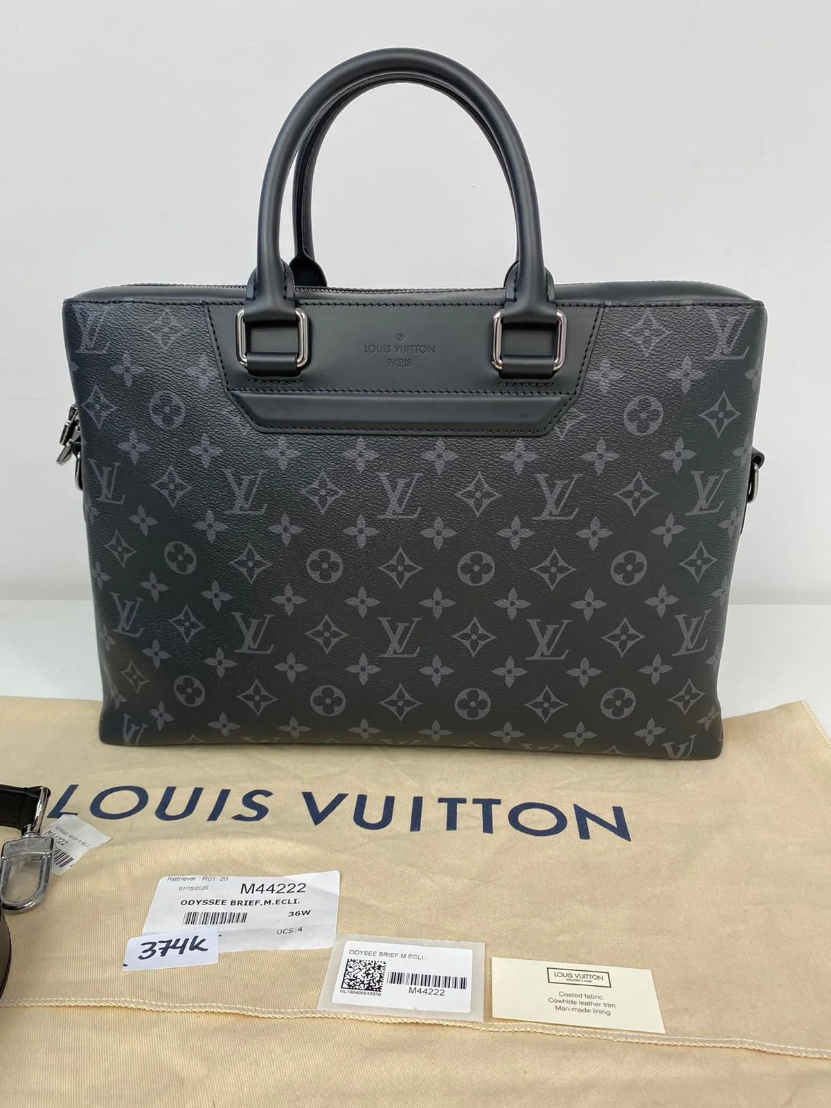 Odyssey Briefcase Monogram Eclipse