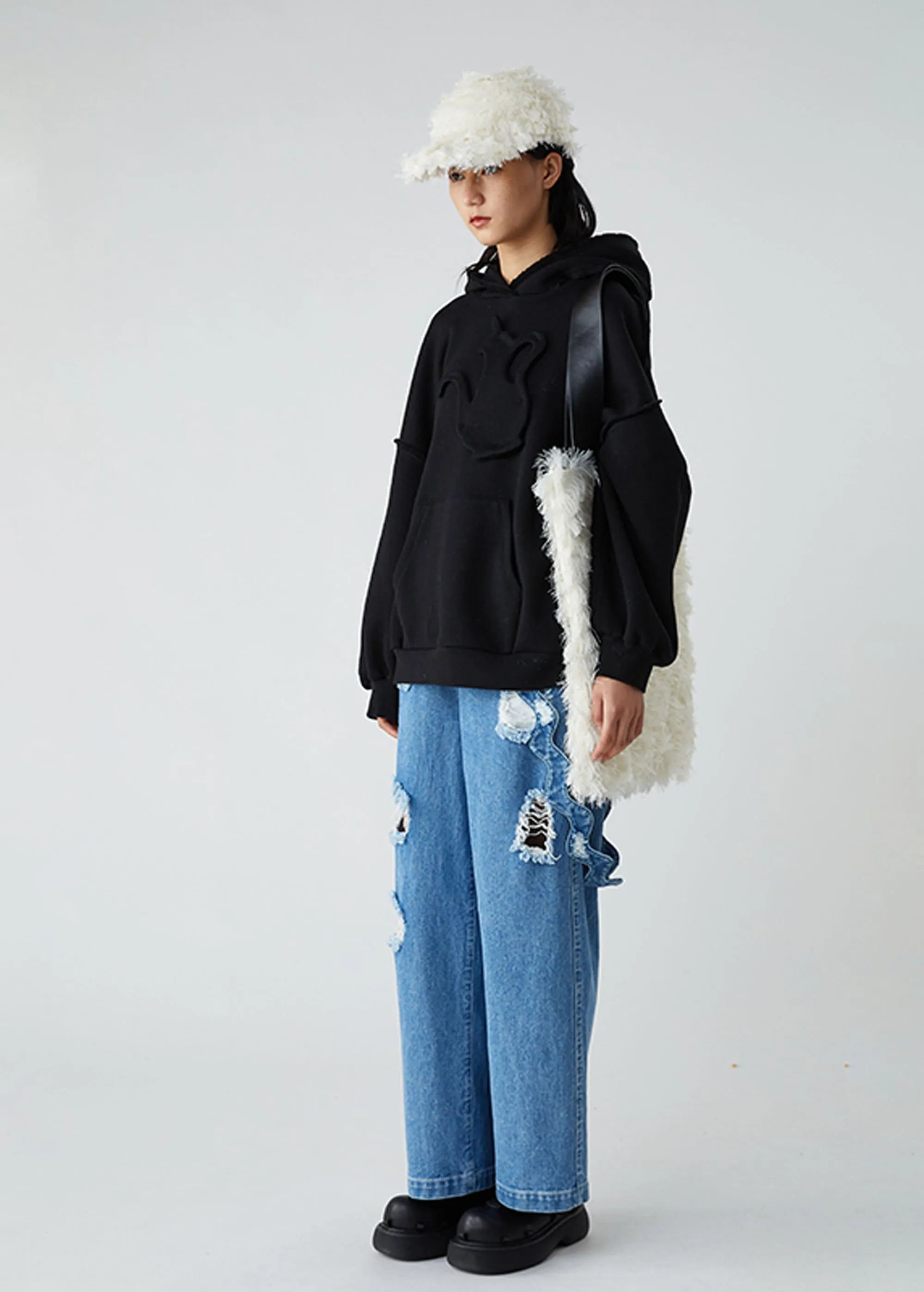 Off-White Fuzzy Tote