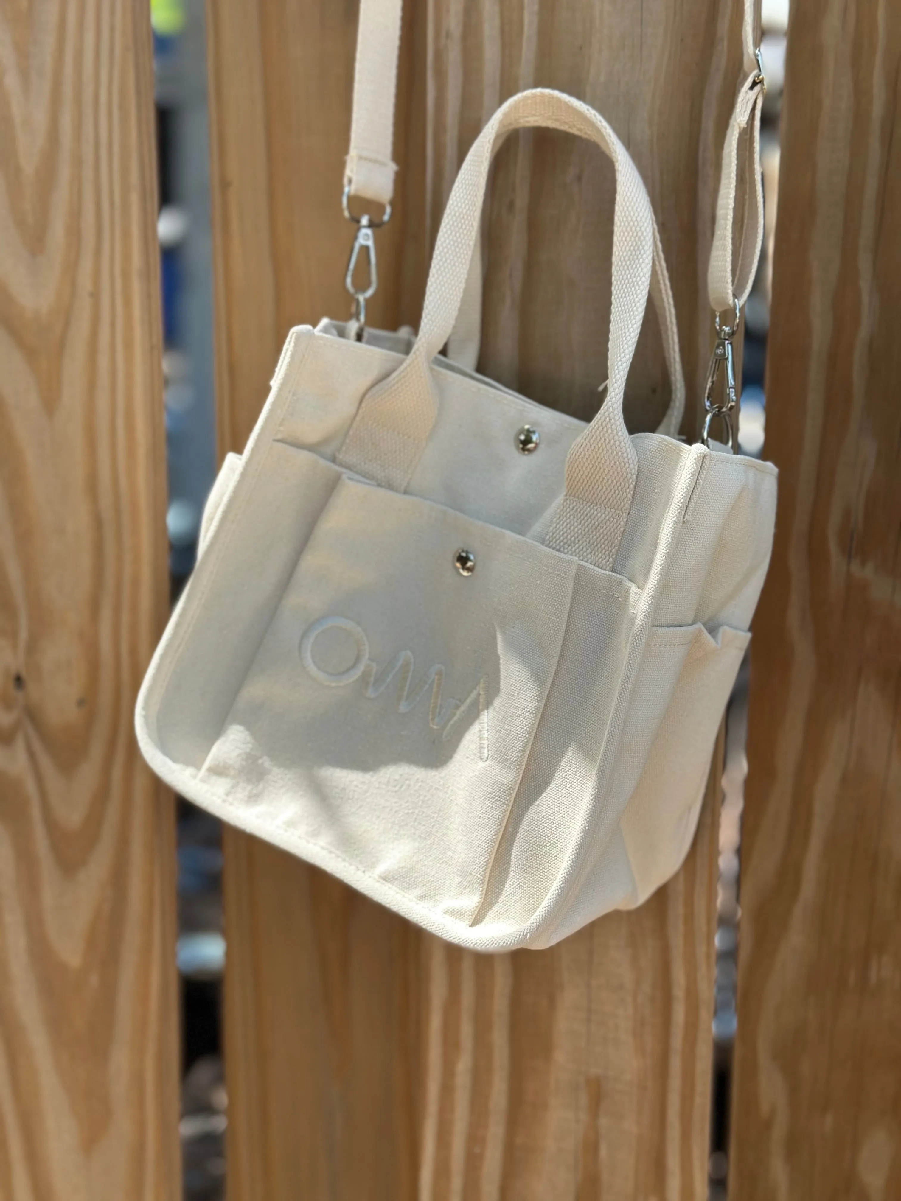 OMA Mini Canvas Tote Bag CREME