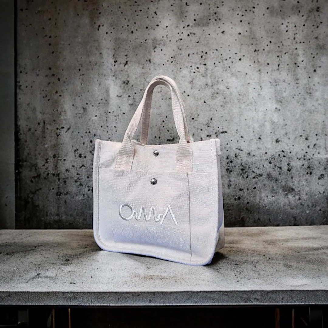 OMA Mini Canvas Tote Bag CREME