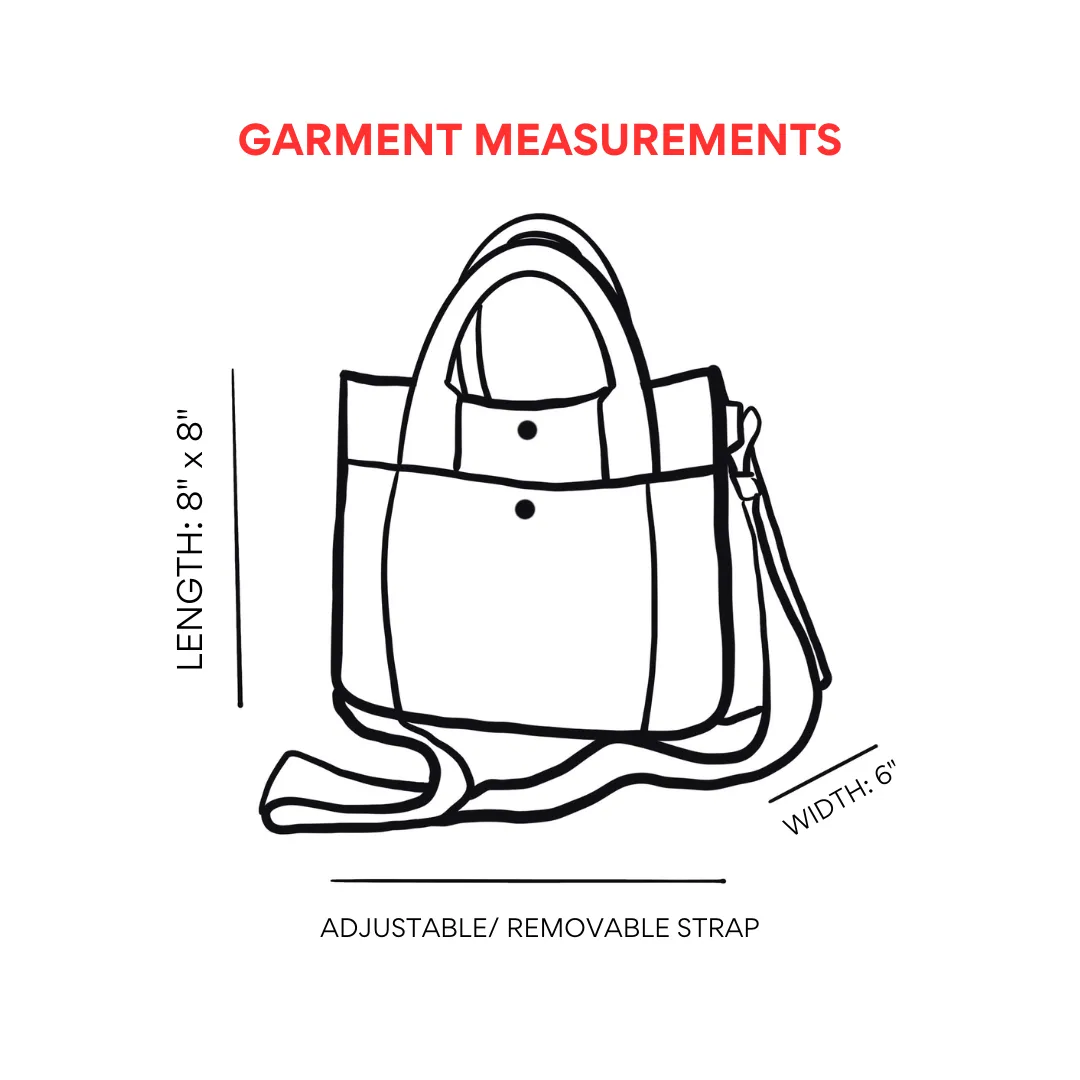 OMA Mini Canvas Tote Bag CREME