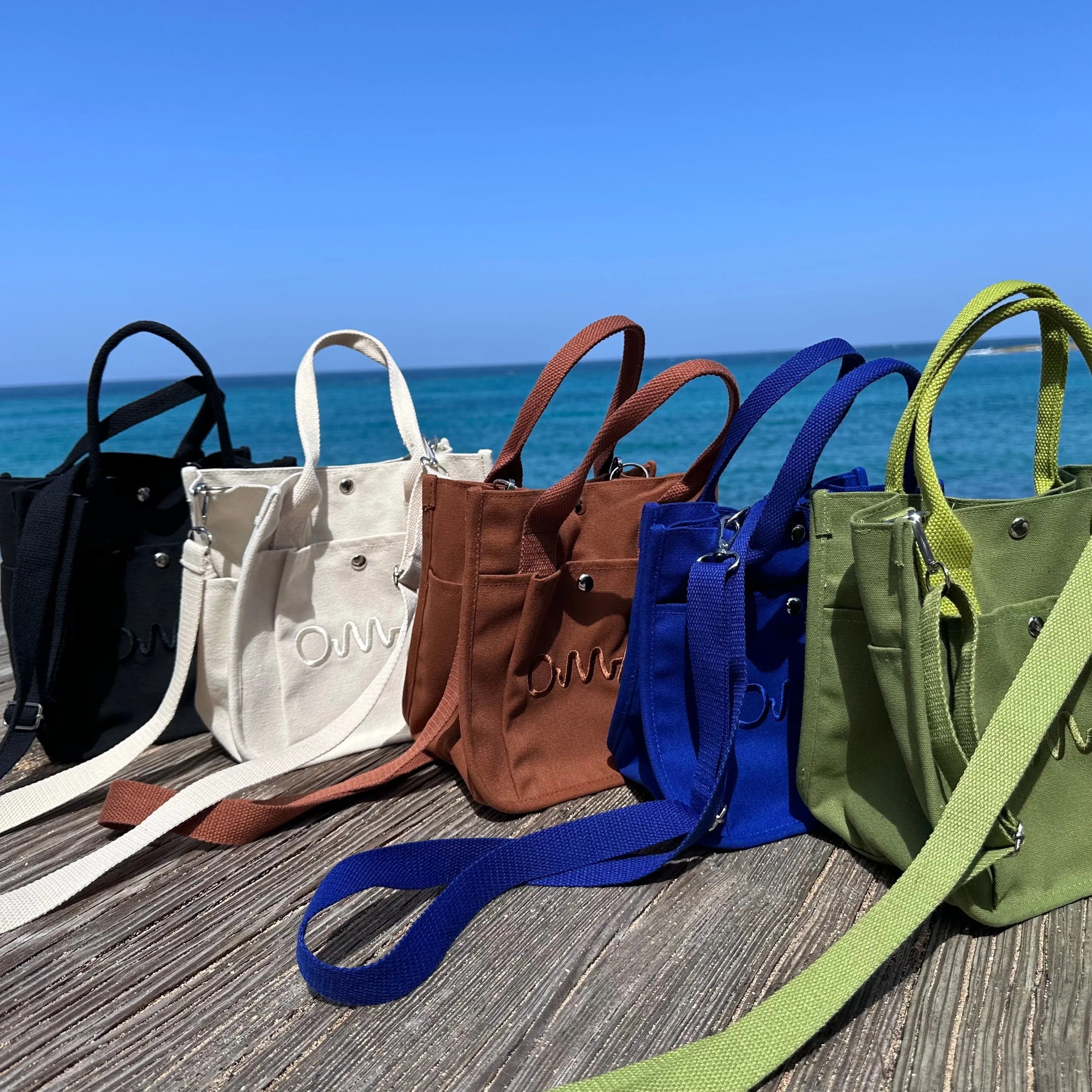 OMA Mini Canvas Tote Bag CREME