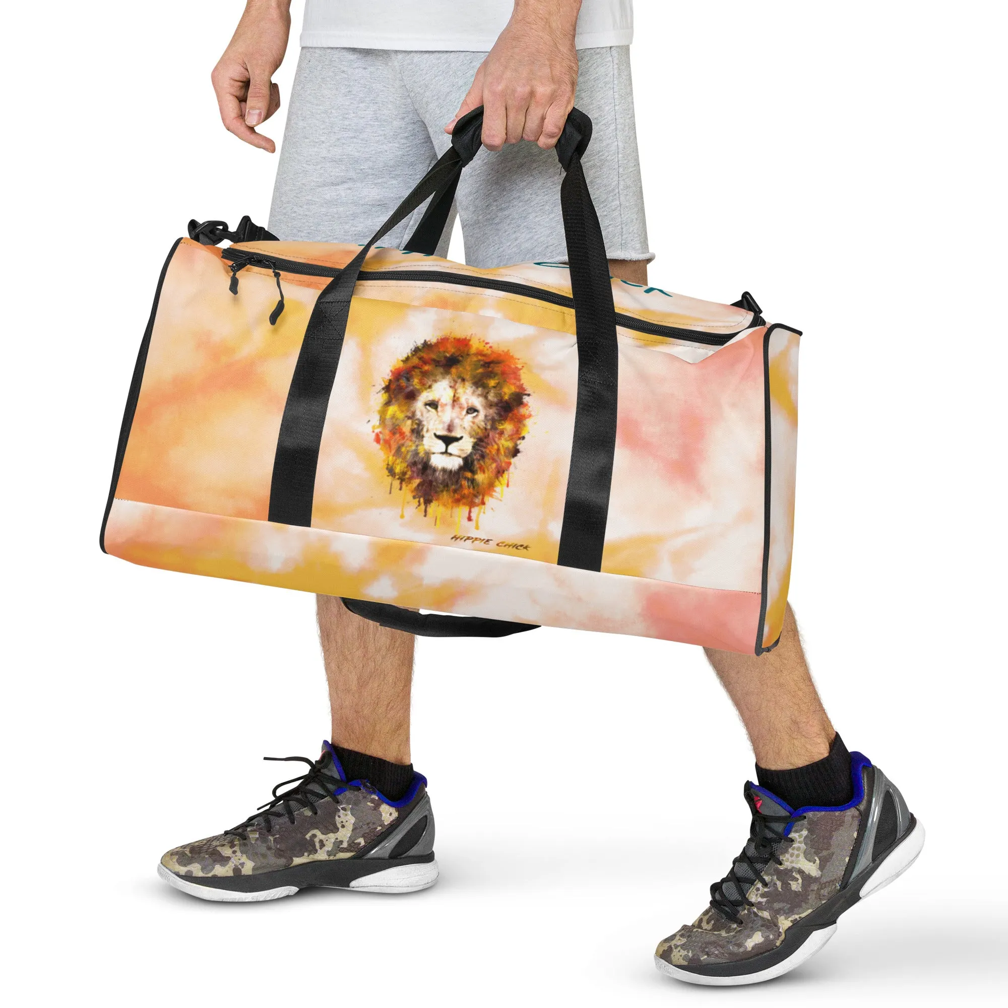 Orange Tie Dye Duffle Bag - OG Hippie Chick