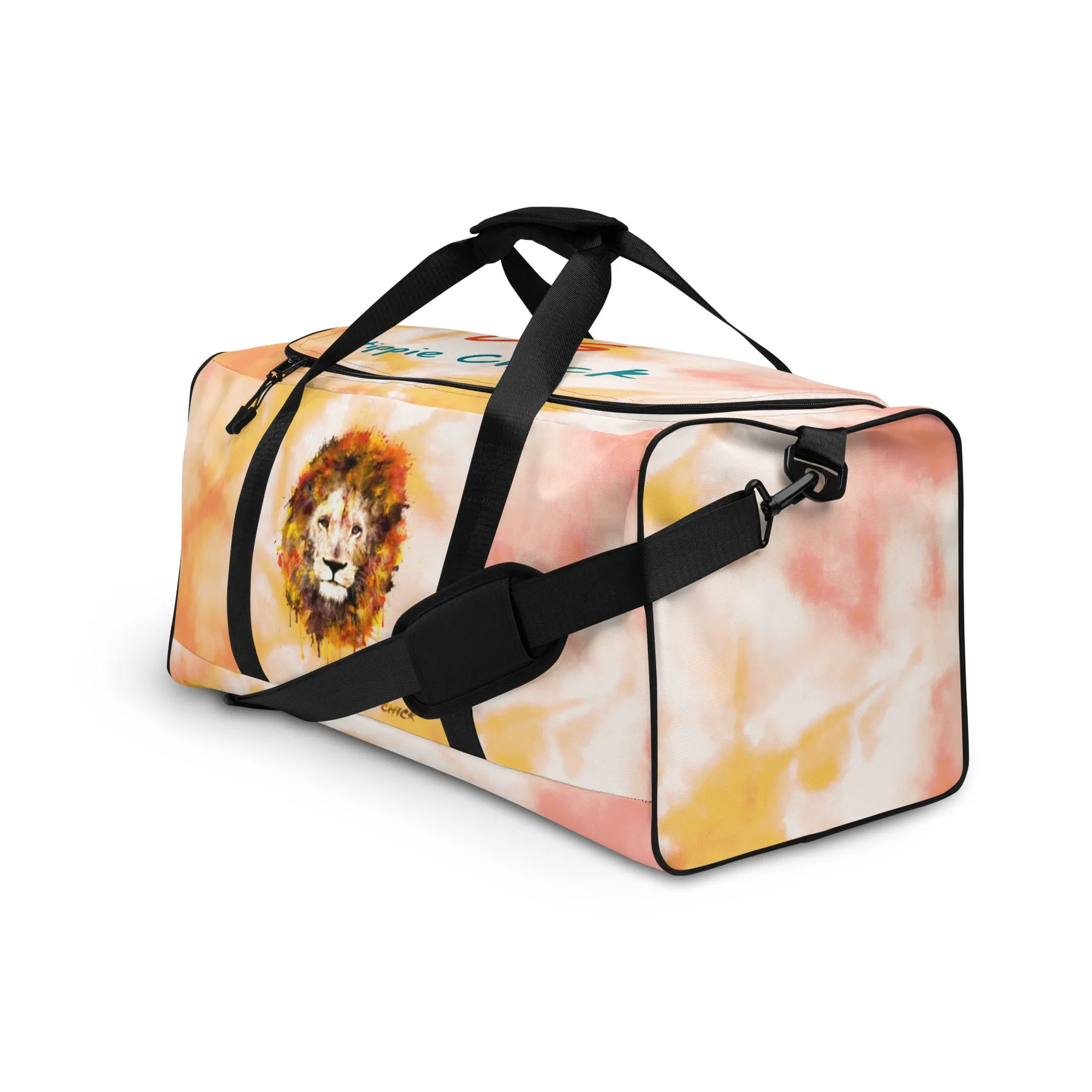Orange Tie Dye Duffle Bag - OG Hippie Chick