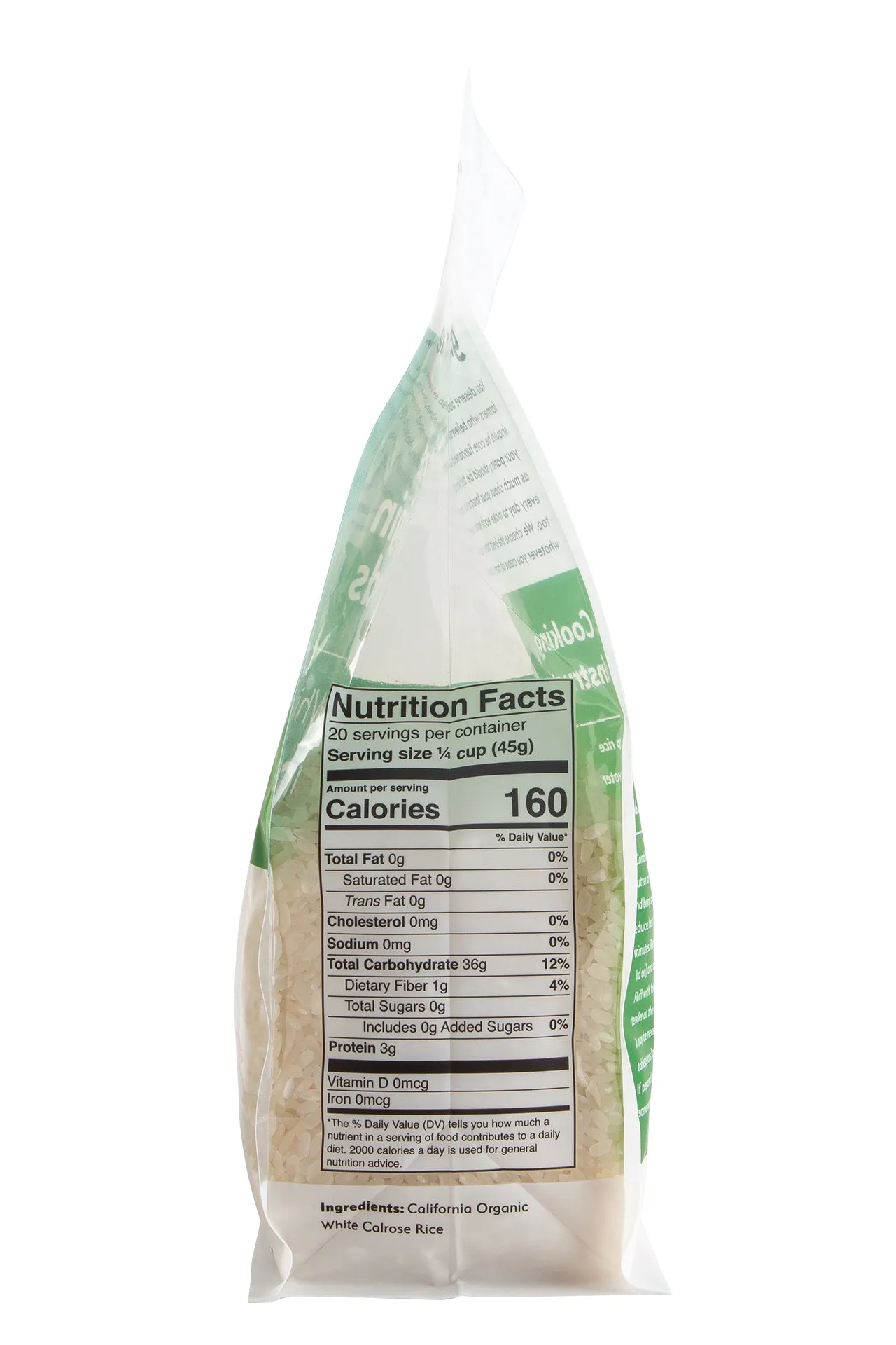 Organic White Calrose Rice - 6 pack of 2 lb. bags