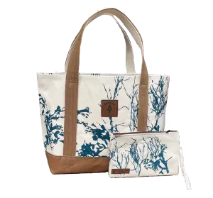Orr's Island Seaweed Large Tote WAX COTTON