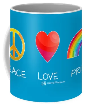 Peace Love And Pride - Mug