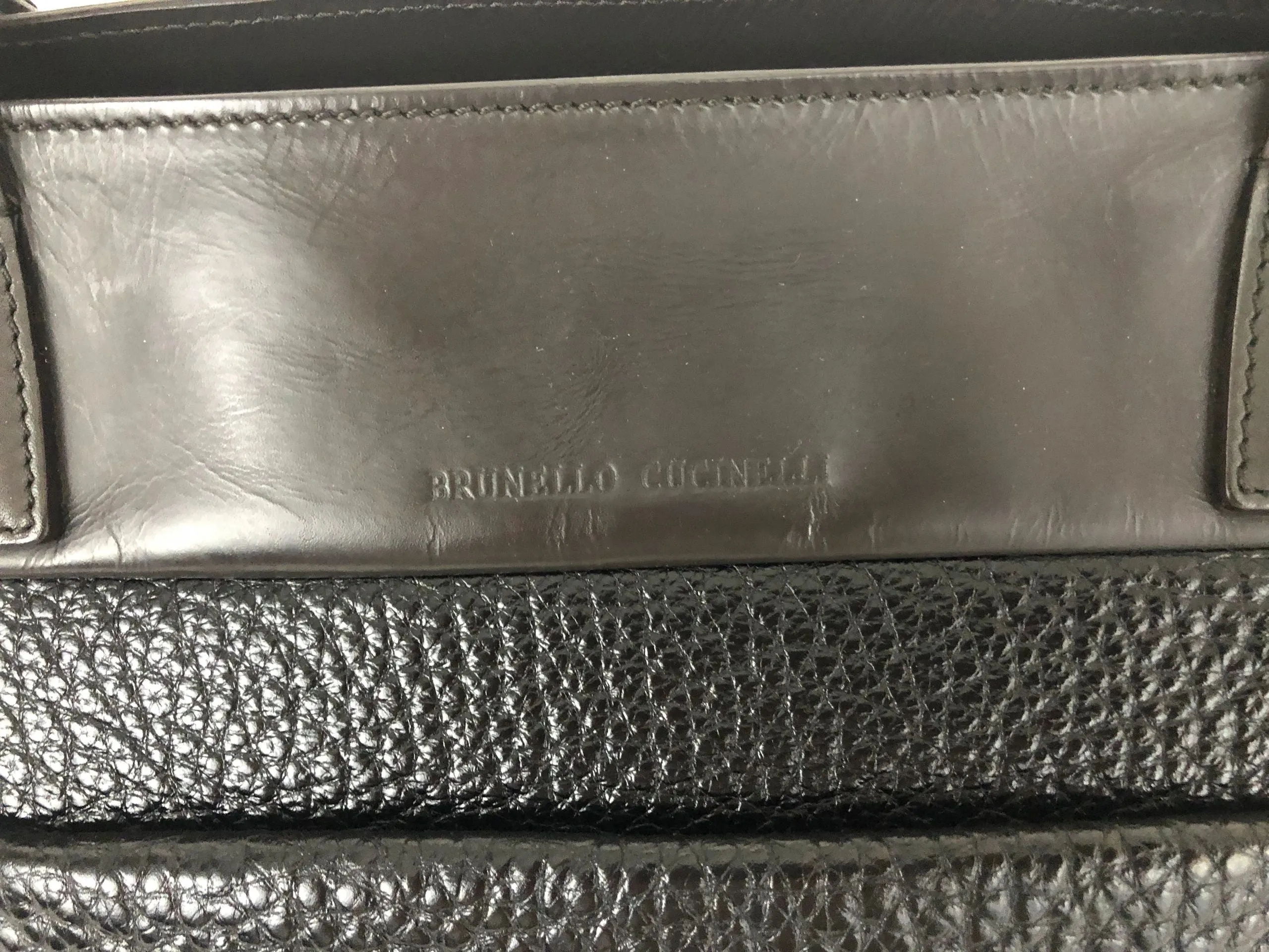 Pebbled Leather Tote