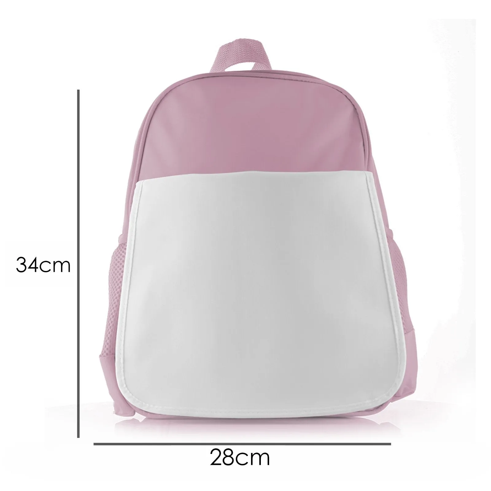Personalised School Bag with Cute Text and Elephant Hearts