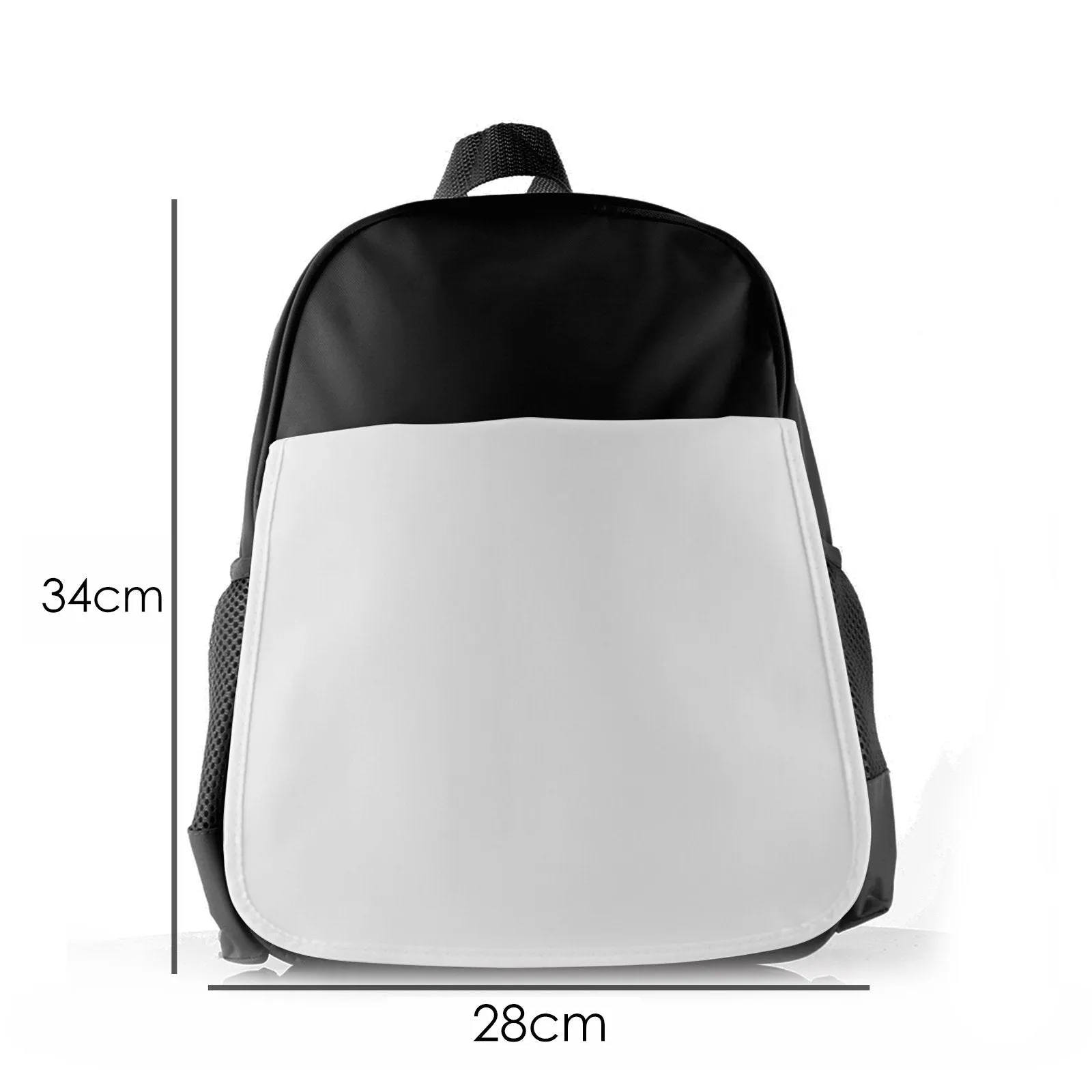 Personalised School Bag with Cute Text and Elephant Hearts