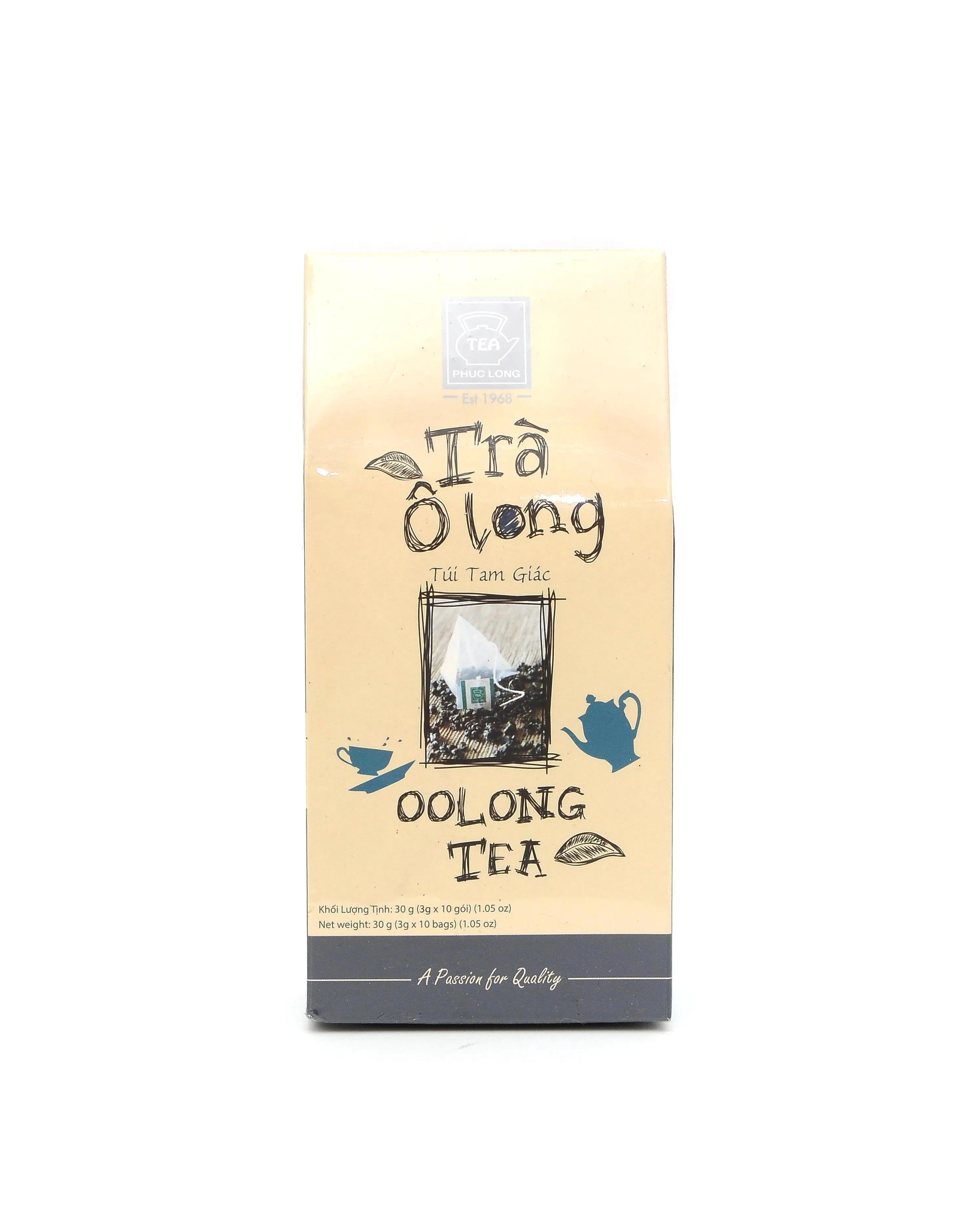 Phuc Long Vietnamese Tea In Triangle Tea Bags