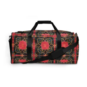 Pink Scarf Print Equestrian Duffle Bag