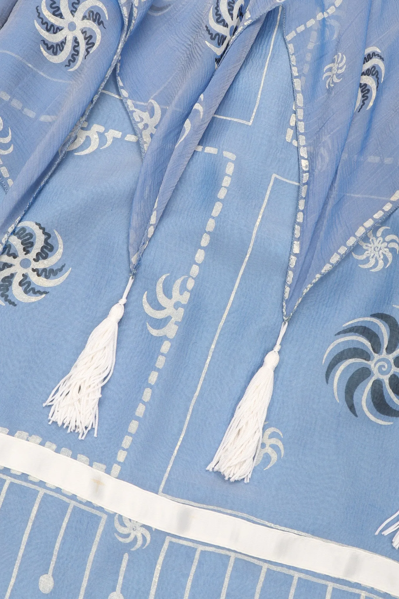 Pinwheel Painted Chiffon Dress