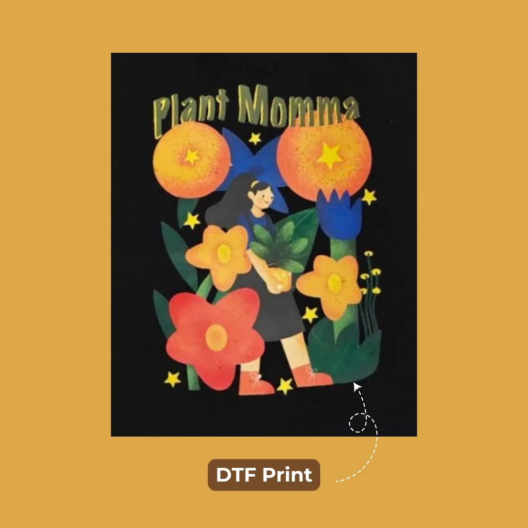 Plant Momma Canvas Zipper Tote Bags - Natural Canvas| Crafted in India | Zipped tote bag | DTF Print